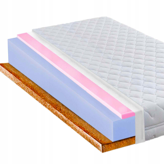 Matrac na posteľ - Posteľ na mezanine N01 Gray 80x200