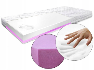 Matrac na posteľ - Matrac 90x200 pre dieťa HR Visco Premium H1/H2