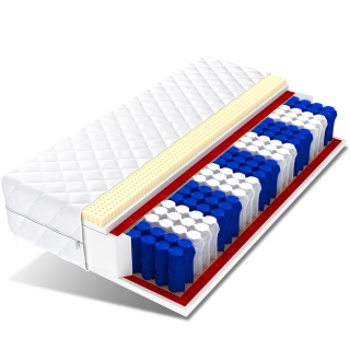 Matrac na posteľ - Matrac 90x200 vrecko 9 zóny latex argón