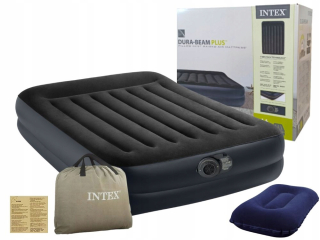 Matrac na posteľ - Matrac nafukovacie lôžko s čerpadlom 230V Intex 64124