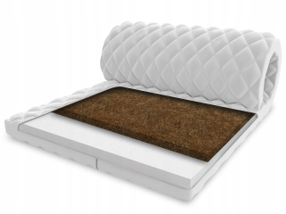 Matrac na posteľ - Topper matrac 100x200 Coconut Topper 4 cm