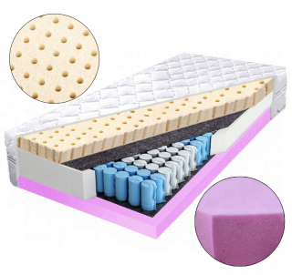 Matrac na posteľ - Vrecková matrac 160x200 hR latex Airy