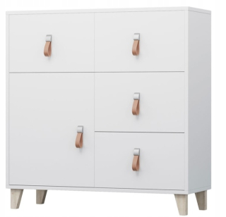 Komoda do detskej izby - Detský mládežnícky nábytok figo zásuvky 03 4S1D