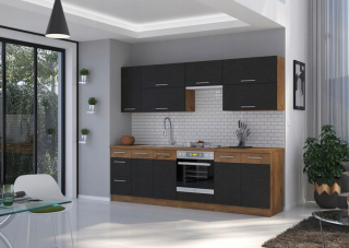 Kuchynská linka - Sobuy Kitchen Trolley, na servírovanie, bar FKW75-WN