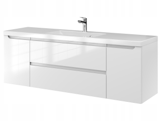 Skrinka do kúpeľne - Étos kúpeľňový nábytok 140 cm d skrinka s umývadlom