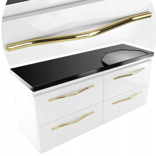 Skrinka do kúpeľne - Zrkadlo Black Loft 70x50 Hliníkový obdĺžnik