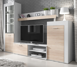 Obývacia stena - RITA WALL UNIT Moderná miestnosť Nábytok