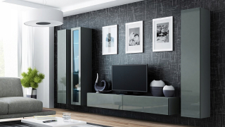 Toaletný stolík - Nábytok vigo šedý 2C Gray Gloss