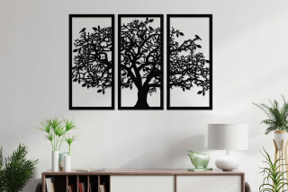 Dekorácia kovovej steny, dekorácia kovovej steny so stromom, Etg147x98