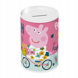 Pokladnička pre deti - Peppa Metal Piggy Bank 15 x 10 cm 482693