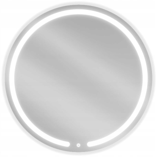 Zrkadlo do predsiene - Zrkadlo kúpeľňa Led Mexen Rose Led. Round 80 cm