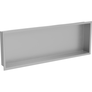 Kúpeľňová polica - Mexen X-Wall-R očíslovaná polička 90 x 30 cm, Inox