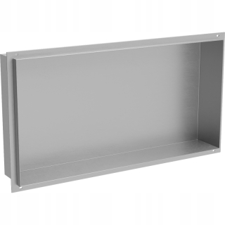 Kúpeľňová polica - Mexen očíslovaná polica bez goliera 60x30 cm, Inox