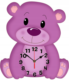 Detské hodiny do izby - Teda Willope Wall Clock Tradičný mechanizmus 608