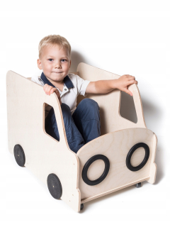 Úložný box pre deti - Mobilná prevodovka Giga 59x39cm hračkárska kontajner