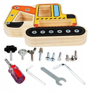 Úložný box pre deti - Skrutkovač skrutkovača Montessori