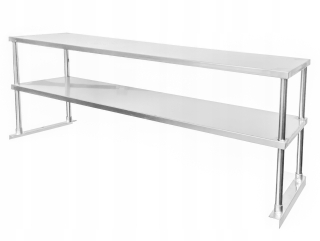 Pracovný, dielenský stôl - Okres na pracovnej tabuľke nerezová doska 120 cm
