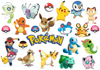 Destké samolepky - Nástenné nálepky pre chlapca Pokémona