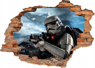 Destké samolepky - Strepky na stenu v stene Star Wars 4