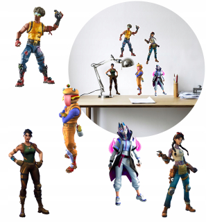 Destké samolepky - Nálepky na stenu Fortnite atď. + Výber