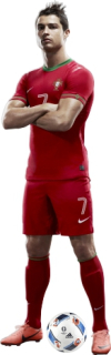 Destké samolepky - Nálepky na stenu Ronaldo Futbalista 70x21 cm