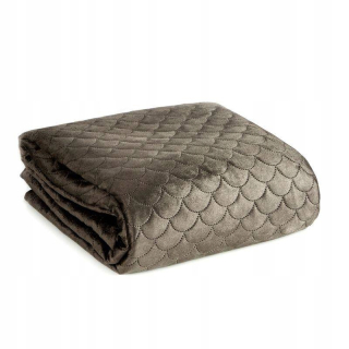 Prikrývka, prehozy na posteľ - Ariel Bedspread 220x240 cm hnedý ortex