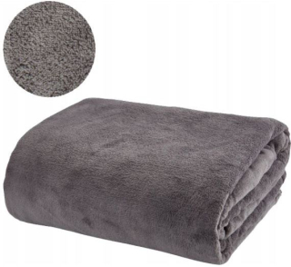 Prikrývka, prehozy na posteľ - Bunning horúca prikrývka pre posteľ 140x200 sivé prikrývky