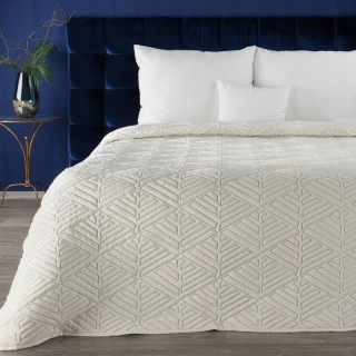 Prikrývka, prehozy na posteľ - Deniz Bedspread 220x240 cm krém