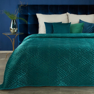 Prikrývka, prehozy na posteľ - Deniz Bedspread 220x240 cm tyrkysová
