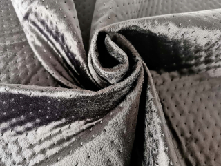 Prikrývka, prehozy na posteľ - Dvojité prešívané prešívané posteľné postele 220x200 (čierna)