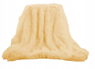 Prikrývka, prehozy na posteľ - Bedspread čierna talianska 160x200 Plyšová kockovaná furrowa