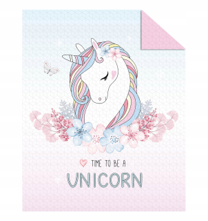 Prikrývka, prehozy na posteľ - Mládežnícky posteľ 170x210 Unicorn Unicorn K33