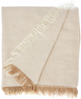 Prikrývka, prehozy na posteľ - BUN -TO -ARM CRAND BEIGE COWN CREAM 130x180