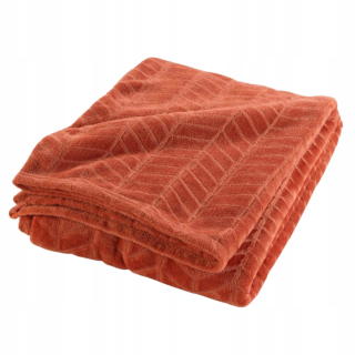 Prikrývka, prehozy na posteľ - Oranžová pohovka Bedspread s modelom 180x220