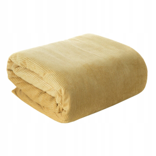 Prikrývka, prehozy na posteľ - Bedspread 20x240 horčica Eurofirany