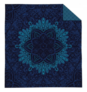 Prikrývka, prehozy na posteľ - Bedspread 210x170 prešívaná mandala