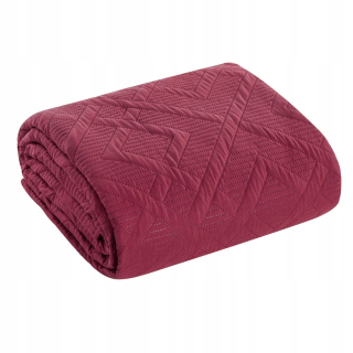 Prikrývka, prehozy na posteľ - Bedspread 220x240 Burgundsko Eurofirany