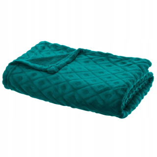 Prikrývka, prehozy na posteľ - Modrá Bedspread Soft Losan 150x125 cm
