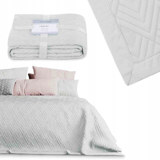 Prikrývka, prehozy na posteľ - Ophelia Bedspread Gray naliehal 200x220 ameliahome