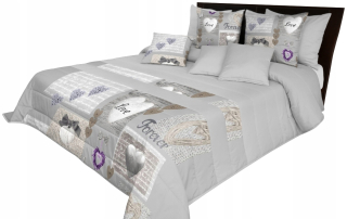 Prikrývka, prehozy na posteľ - Prešívané posteľné postele 170x210 pre posteľné kvety elegantné