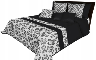 Prikrývka, prehozy na posteľ - Prešívané posteľné postele 260x240 pre posteľné kvety elegantné