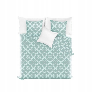 Prikrývka, prehozy na posteľ - Planflaw Plad Kapa 200x220 Mint Clover Mint Mint