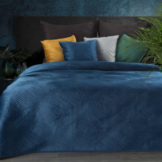 Prikrývka, prehozy na posteľ - Bedspread RIA5 170x210 cm Navy modrá