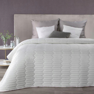 Prikrývka, prehozy na posteľ - Bedspread Sofia 1 220x240 cm biela