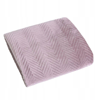Prikrývka, prehozy na posteľ - Bedspread Sofia ortex 230x260 cm práškový ružový