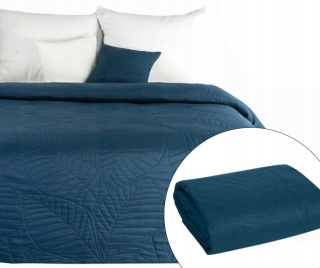 Prikrývka, prehozy na posteľ - Bedspread vyrazené v písmene 220x240 cm námornícke modré