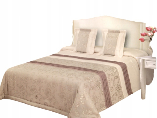 Prikrývka, prehozy na posteľ - Satin Bedspreads Bedspread 200x220 + Jaski