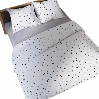 Kompletný set posteľných obliečok - Natalia 220x200 bavlnená saténová posteľná bielizeň