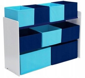 Úložný box pre deti - Poličky pre pružiny 51 ks - silné čiernobiele 4 cm