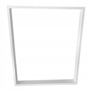 Nábytkové nožičky - Nohy, nohy na stolný kovový podkrovie 50x72 biela